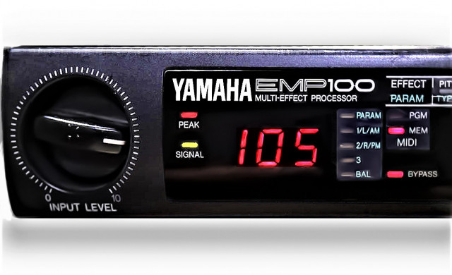 Procesador MultiEfectos Yamaha EMP-100. Efectos limpios,