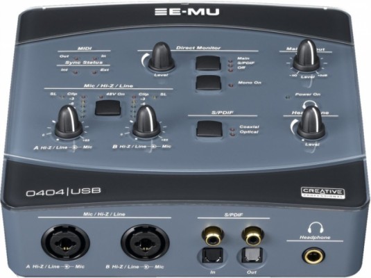Tarjeta de sonido E-MU 0404 USB