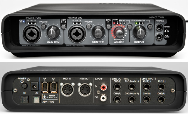 tarjeta de sonido tc impact twin firewire