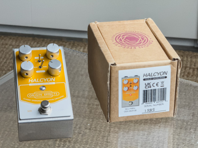 Pedal Origin Effects Halcyon Gold (drive tipo Klon)