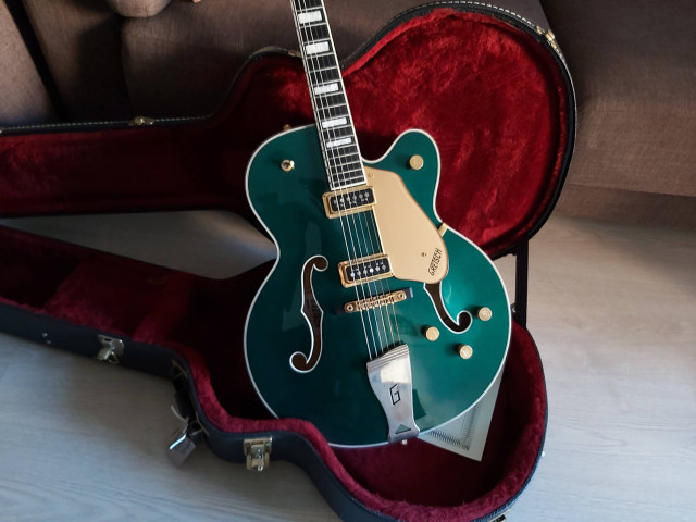 Gretsch Country Club 6196. Dynasonic. Diapason ébano