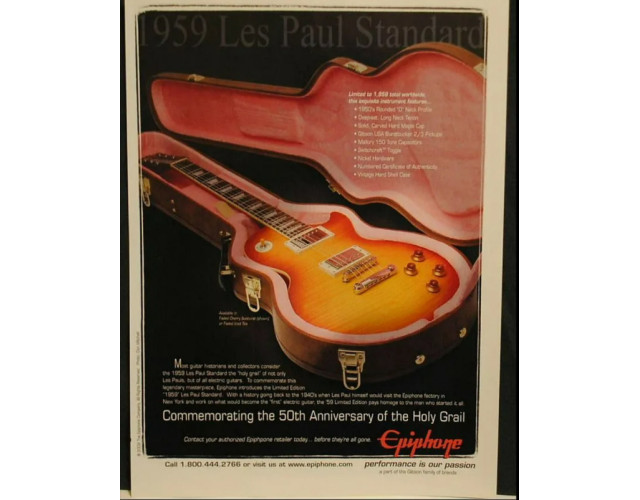 Epiphone Les Paul 1959, del 50th Aniversario