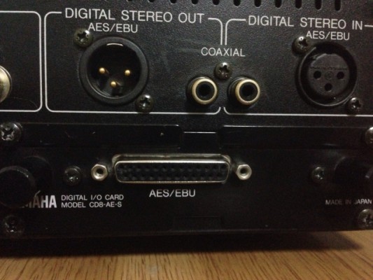 Tarjeta digital Yamaha cd8-ae-s AES/EBU
