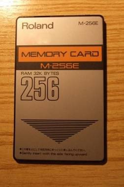 Roland Memory Card M-256E (Reservada)
