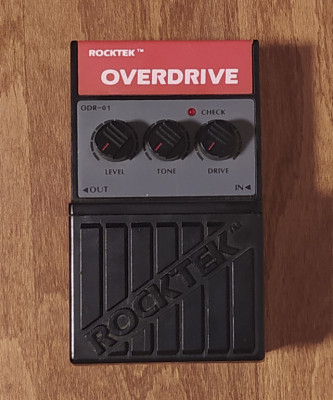 Rocktek OVERDRIVE pedal mid 1980 // recién revisado 29 €