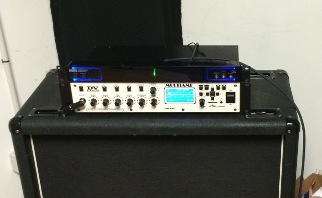 dv mark multiamp + fcb1010+korg rack