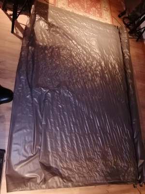 Pantalla de retroproyección 12x3m