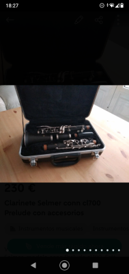 Clarinete sib Selmer Prelude conn cl700 y/o accesorios