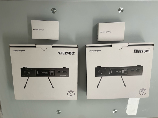 2x Set Inalámbrico Audio Technica Serie 3000