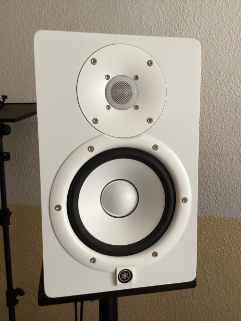 Pareja de monitores de estudio YAMAHA HS7 BLANCOS