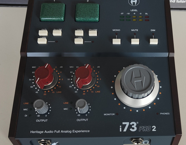 Interfaz de Audio USB Heritage Audio i73 Pro 2