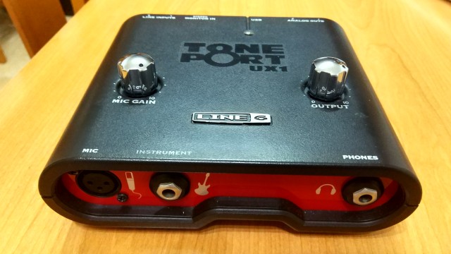 Line6 POD Studio UX1 por pedal afinador