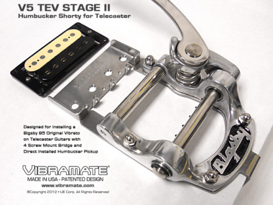 Bigsby B5  + Vibramate V5-TEV Stage II Shorty NUEVOS EN SU CAJA