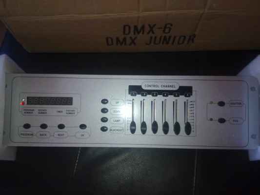 Controlador DMX 6 canales