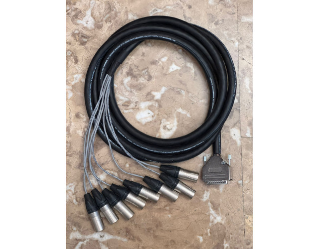 Cable Sommer SC-Quantum 8x XLRm a DB25 3m