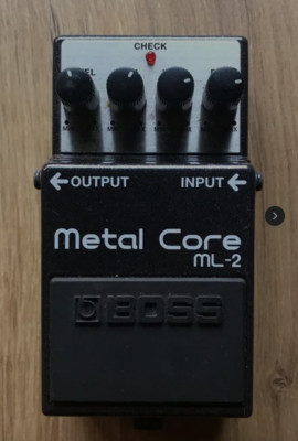 Vendo Boss Metal Zone y Boss Metal Core