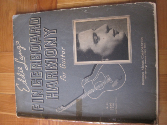 Manual antiguo Eddie Lang's Fingerboard Harmony for Guitar