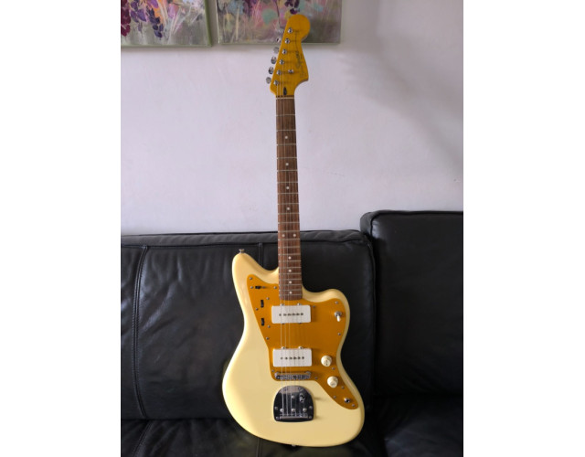 Jazzmaster J Mascis con pastillas Lollar