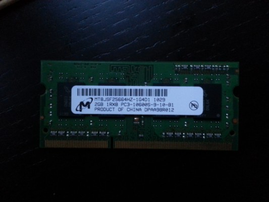 RAM 2GB DDR3 - CRUCIAL