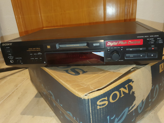 MiniDisc Sony MDS-JE530 - como nuevo