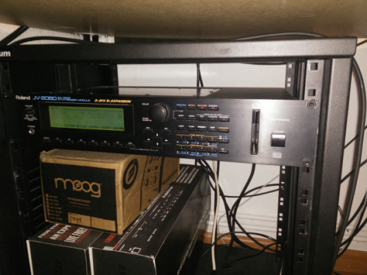 Sintetizador Roland JV2080 + 7 tarjetas de sonidos