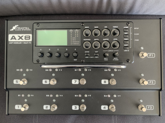 Fractal Audio AX8 + Pedal Expresión Boss FV500