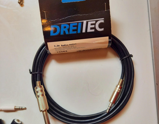 Cable Dreitec Jack a Minijack 3m
