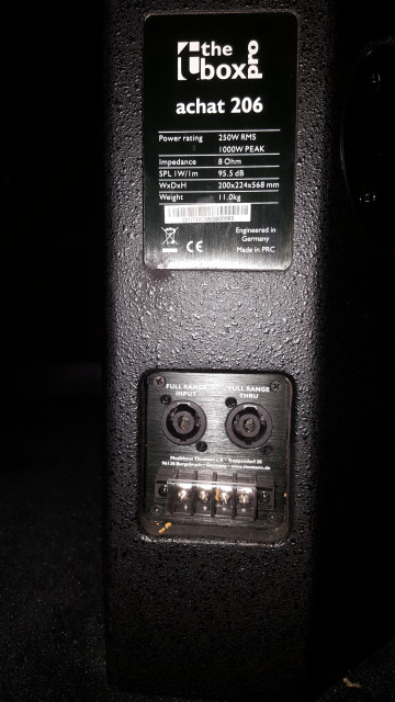 4 unidades de monitores The Box Achat 206