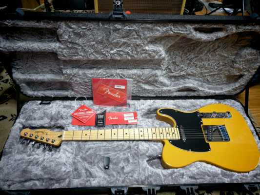 Fender Player Series Tele MN BTB + Clavijero Fender Bloqueo