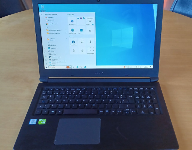 Portatil Acer i5 8ªGen. Ram 12GB DDR4. NMVe 120GB+HDD 1Tb. Dos gráficas