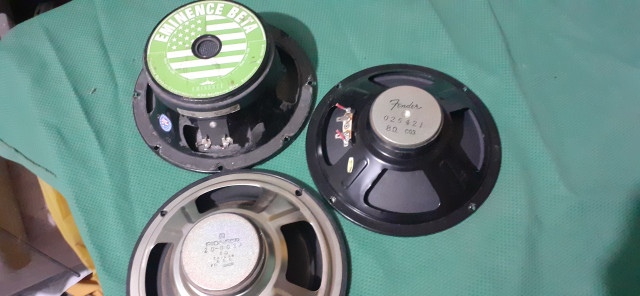 Altavoces 8" de guitarra para pequeñas pantallas