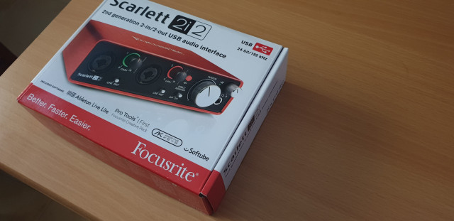 Vendo interfaz audio focusrite scarlett 2i2