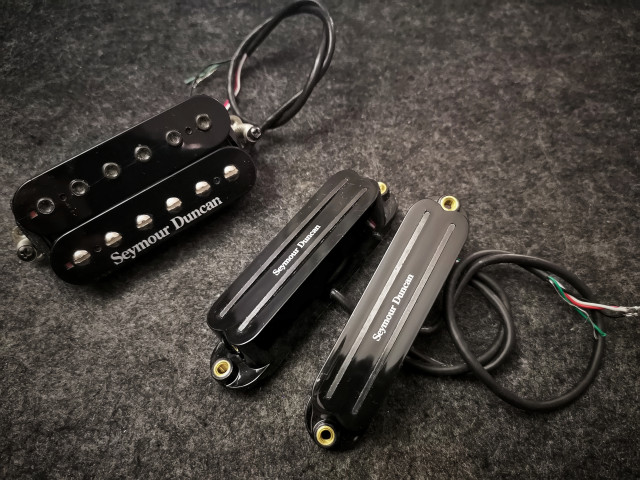 Pastillas Seymour Duncan: una TB-12 y dos SCR-1N