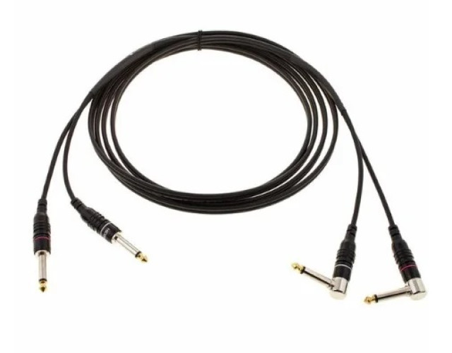 2x unidades Sommer Cable SC Onyx Twin Jack 3m