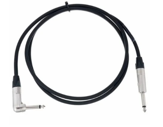 4x Cordial CTI 1,5m PR-BK Cable de instrumento