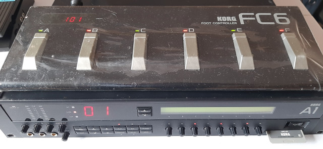 Multiefectos Korg A1 + Pedalera FC6 + Tarjeta