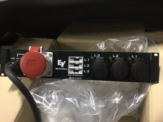 Electro Voice panel distribucion eléctrica 19” unidades nuevas