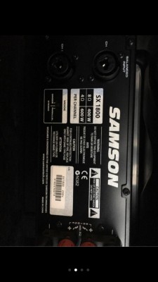 Etapa de potencia Samson SX1800