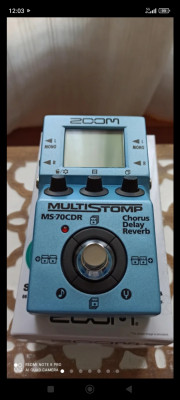 Pedal Zoom MS-70CDR Con Asesorios.