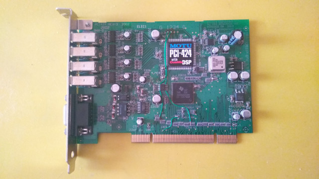 MOTU PCI X 424 (o cambio)