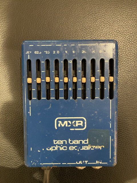 Ecualizador MXR 10 band graphic EQ model 108 - vintage 70s - ENVÍO GRATIS