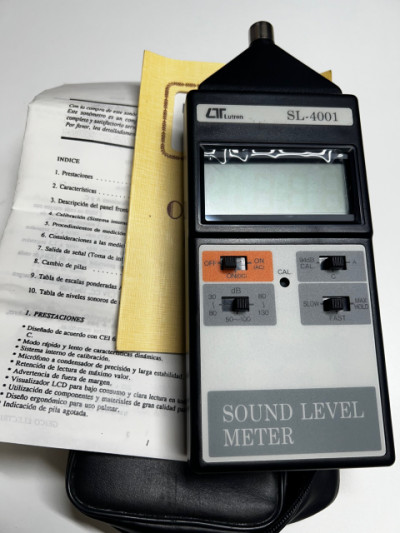 Sonometro a estrenar LUTRON SL-4001