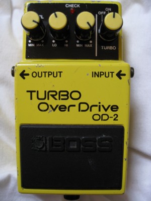Boss OD-2 Turbo OverDrive Japan 1986 envio gratis