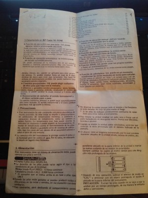 Casio VL-1 - Manual en español
