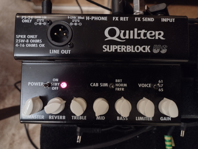 Quilter superblock US amplificador guitarra.