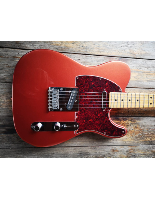 2021 Fender Player Plus Telecaster w/ Maple Fretboard and Fishman Piezo Bridge - Aged Candy Apple Red