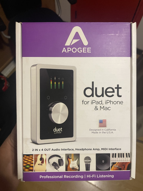 Apogee Duet for iPad, iPhone & Mac