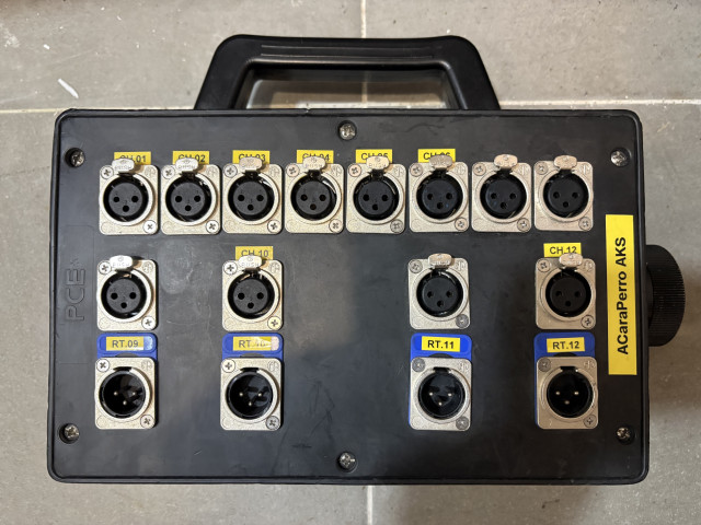 Manguera Multipar Beam-XLR 12ch + Cajetín 12ch