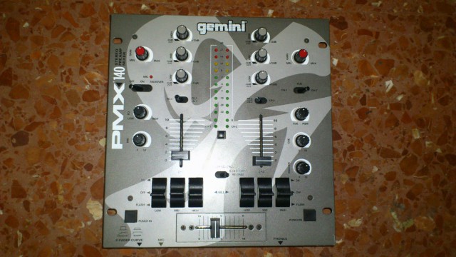 MESA DE MEZCLAS DJ GEMINI PMX 140 !!!!!!!!