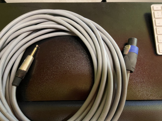 2 cables cordial speakon jack 10m